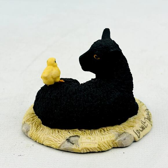 Little Black Lamb Lowell Davis Schmid RFD America Figurine 225297 Chick Box - Picture 4 of 9
